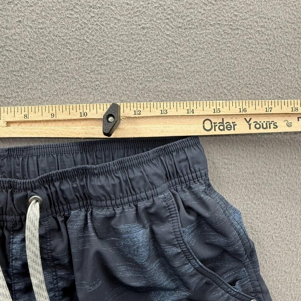Vuori Swim Shorts Mens Medium Blue Flecked Trunks Lined Quick Dry Stretch Beach